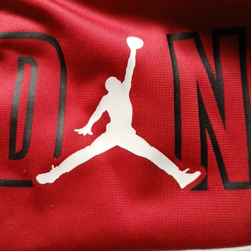 Childs L Size 7 JORDAN Jacket Red/gray/black, think Fall BACK TO SCHOOL - Picture 12 of 16